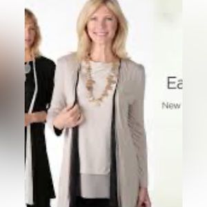 Marla Wynne soft stretch pockets wrap cardigan